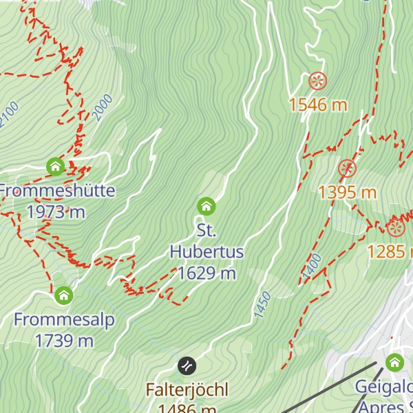 Map of St. Hubertus