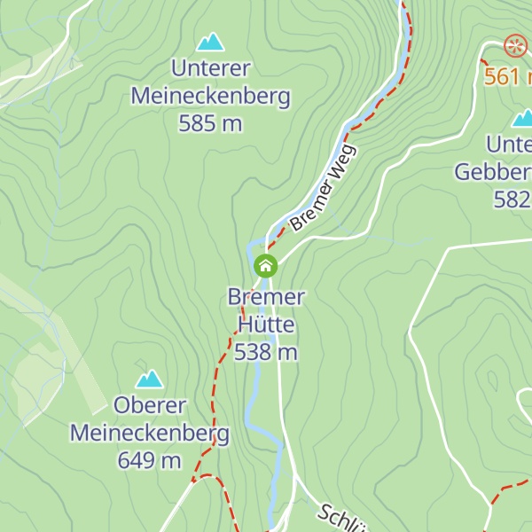 Map of Bremer Hütte
