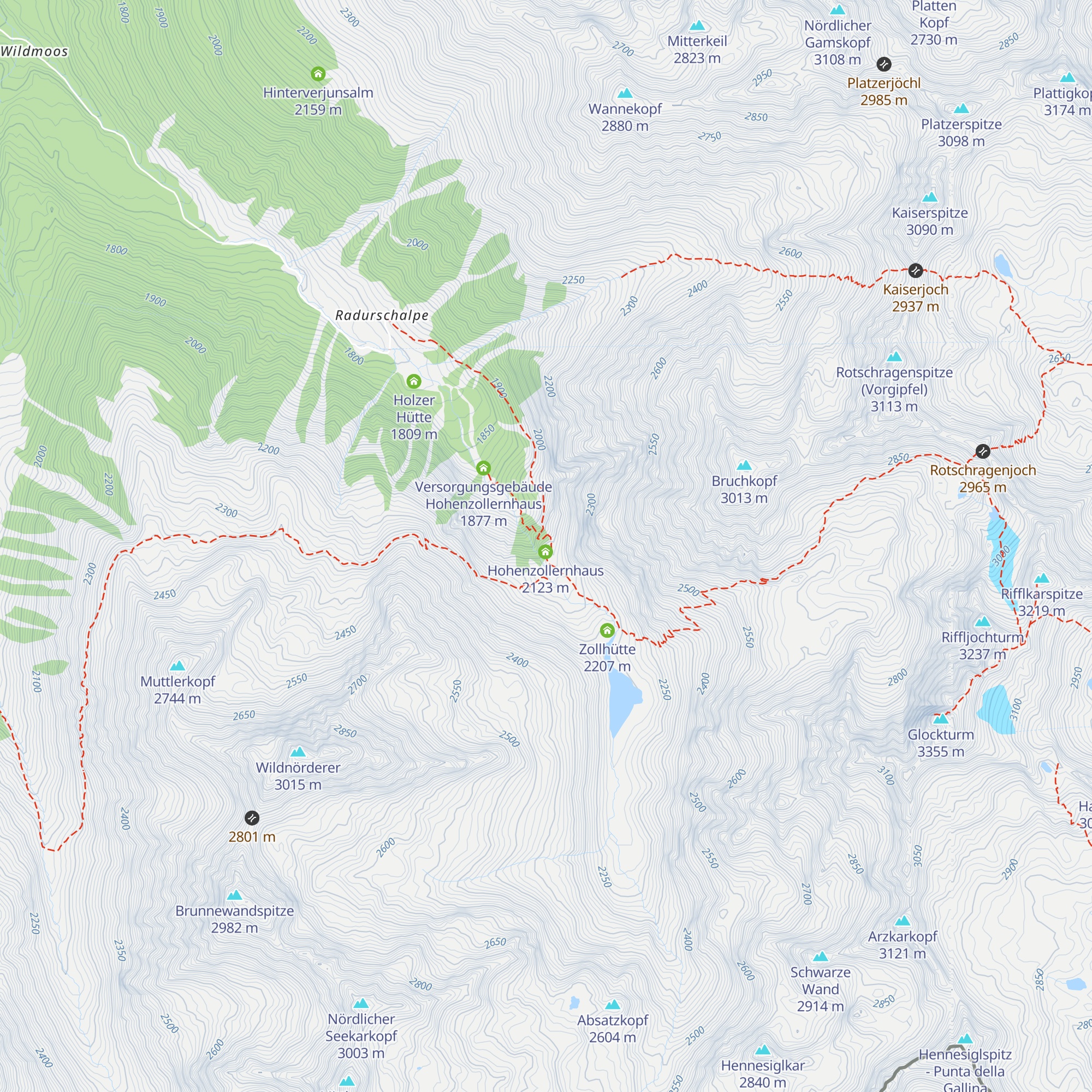 Jägerhütte map