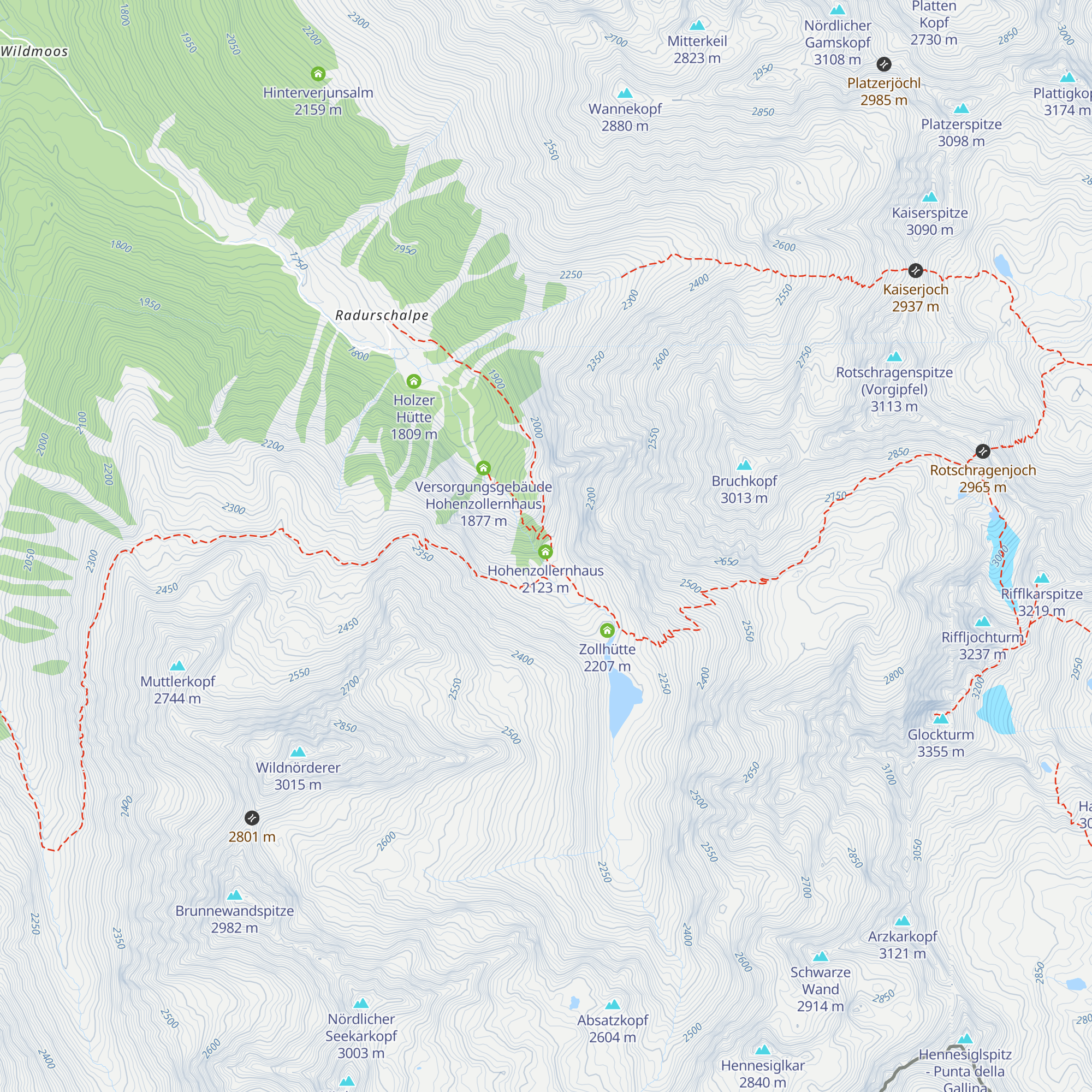 Jägerhütte map