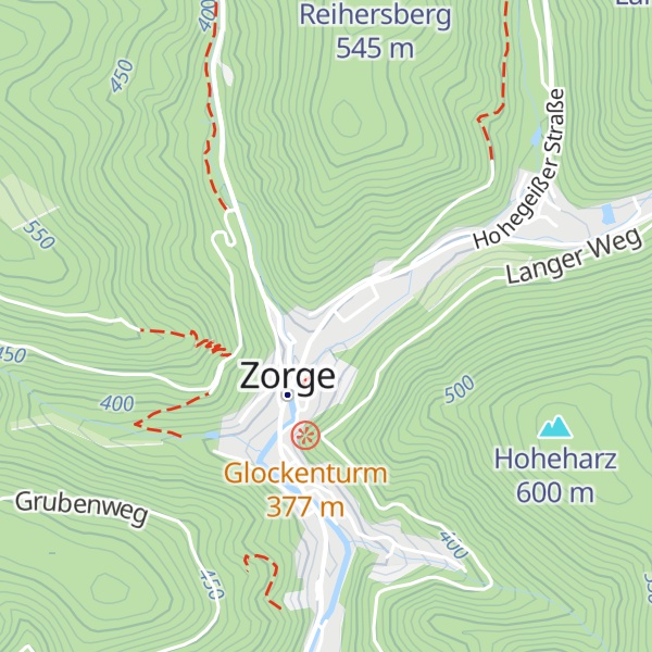 Map of Säulenhaus - Hüttenmagazin