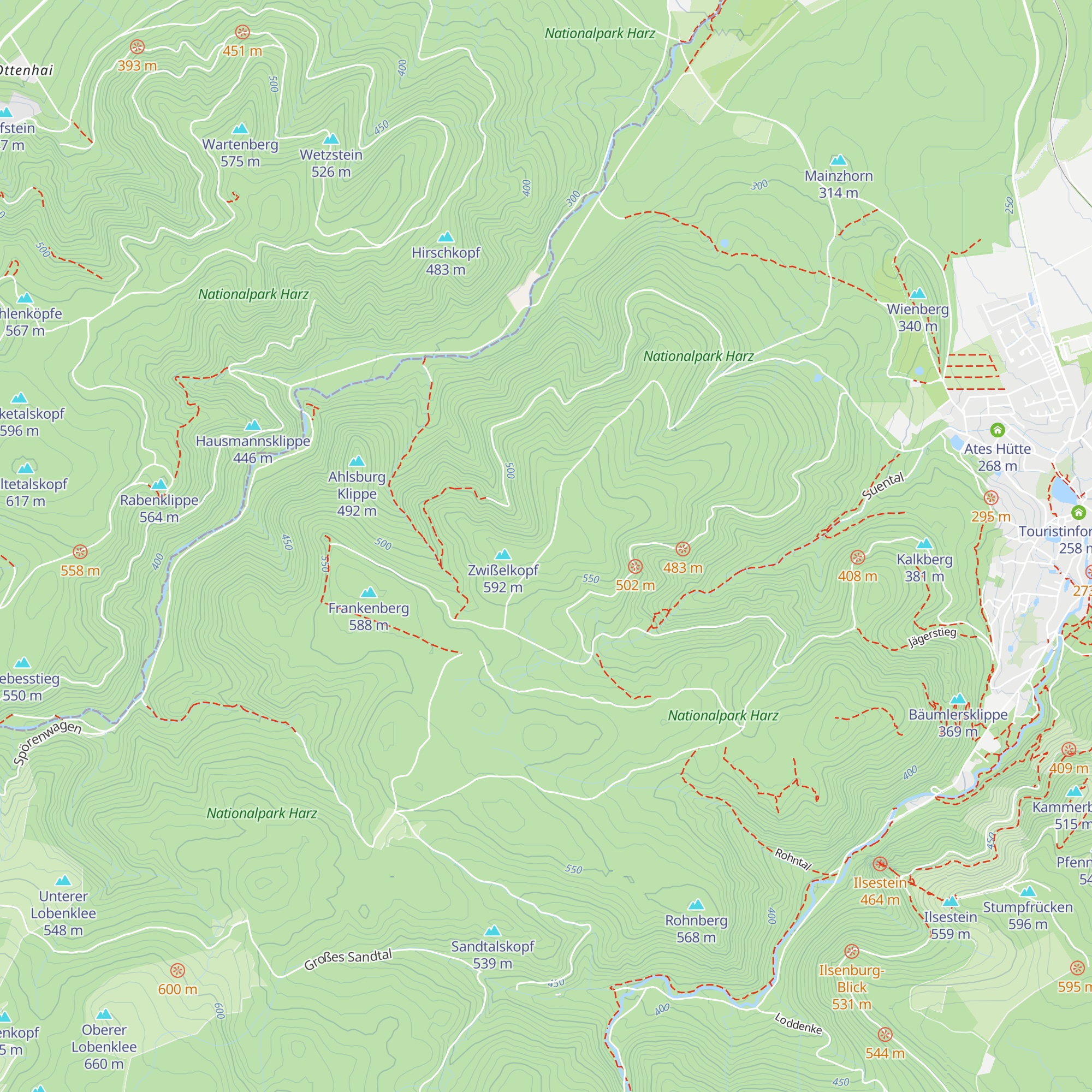 Zwiesselkopf Hütte map