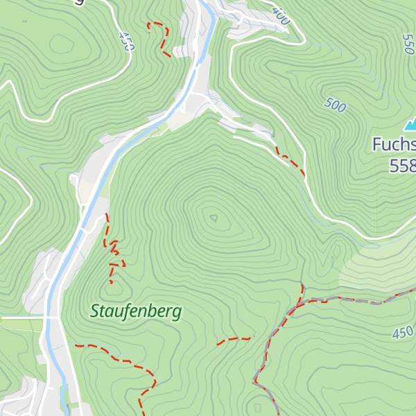 Map of Großer Staufenberg