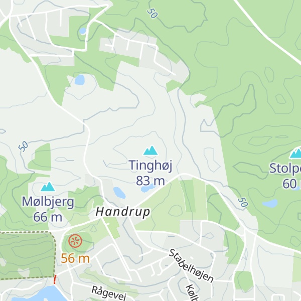 Map of Tinghøj