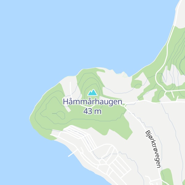 Map of Håmmårhaugen