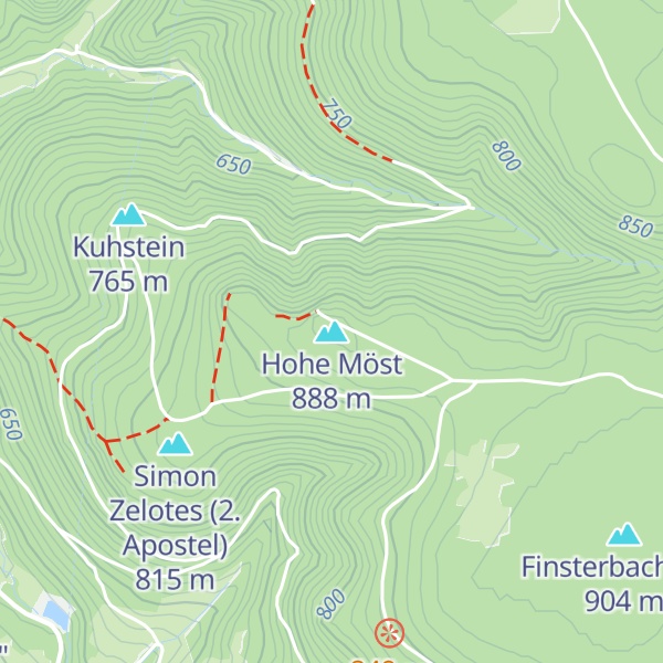 Map of Hohe Möst