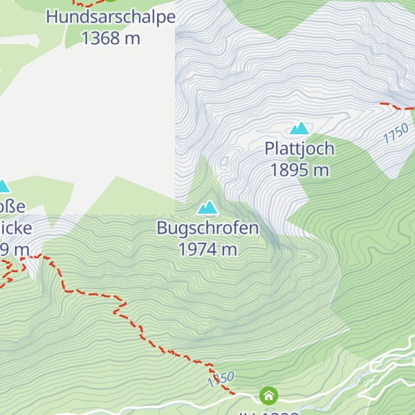 Map of Bugschrofen