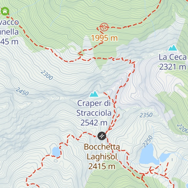 Map of Craper di Stracciola