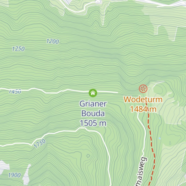 Map of Grianer Bouda