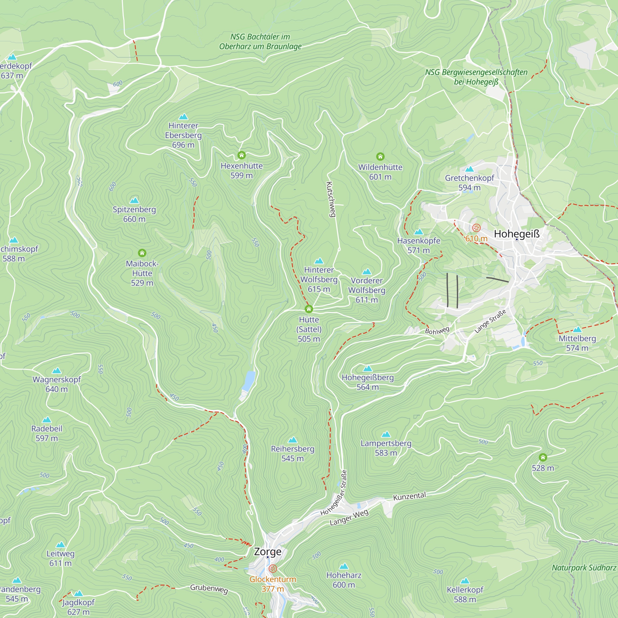 Hütte (Sattel) map
