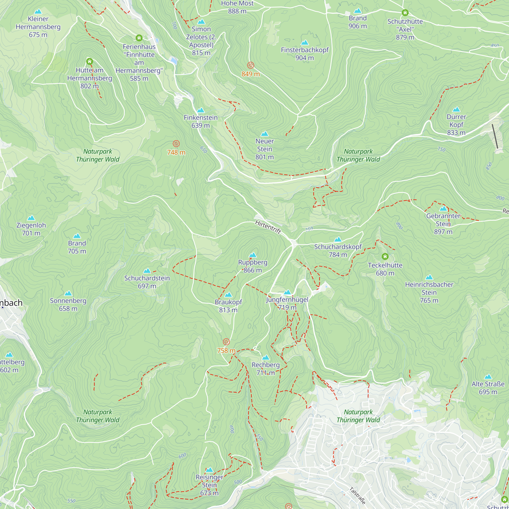 Ruppberghütte map