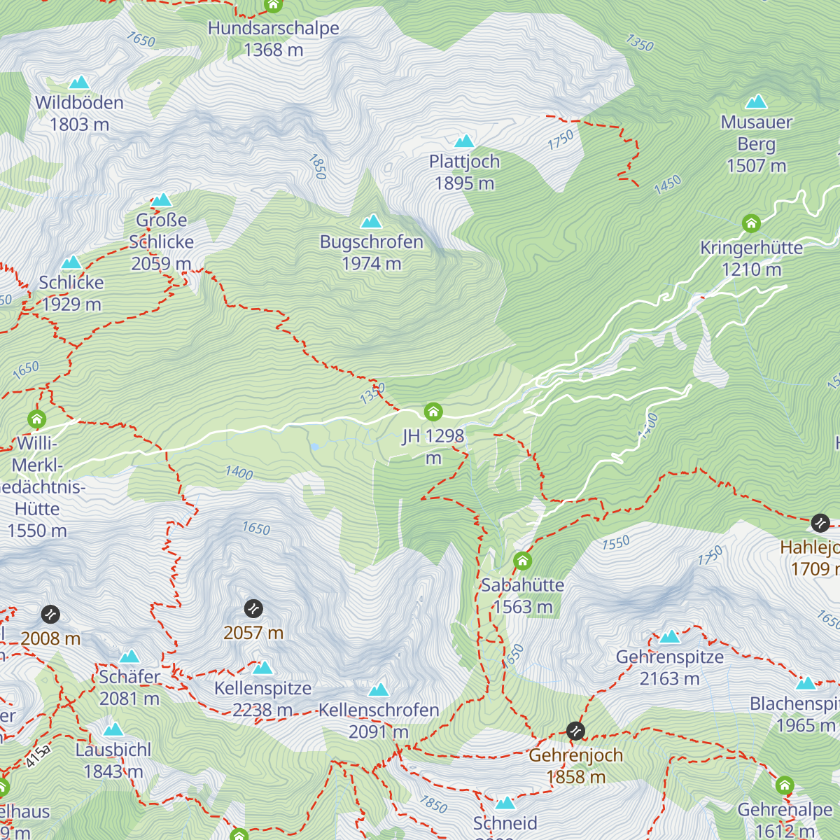 Musauer Alm map