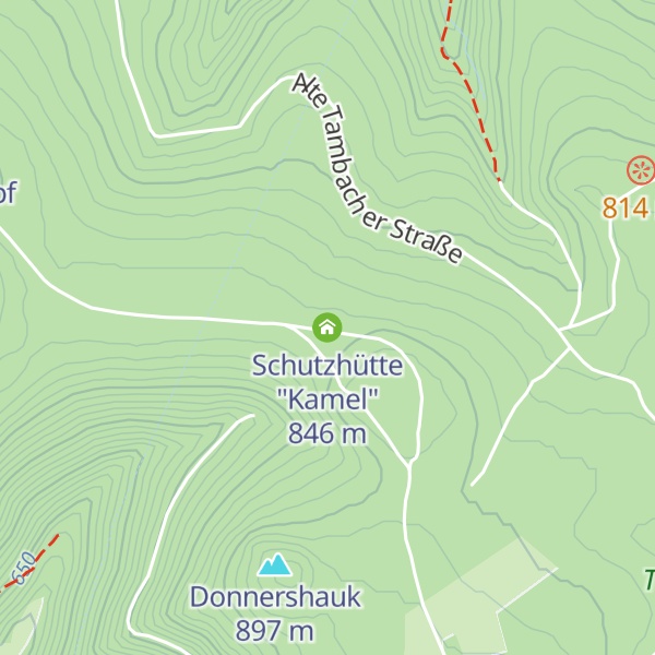 Map of Schutzhütte "Kamel"