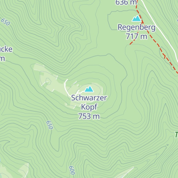 Map of Schwarzer Kopf