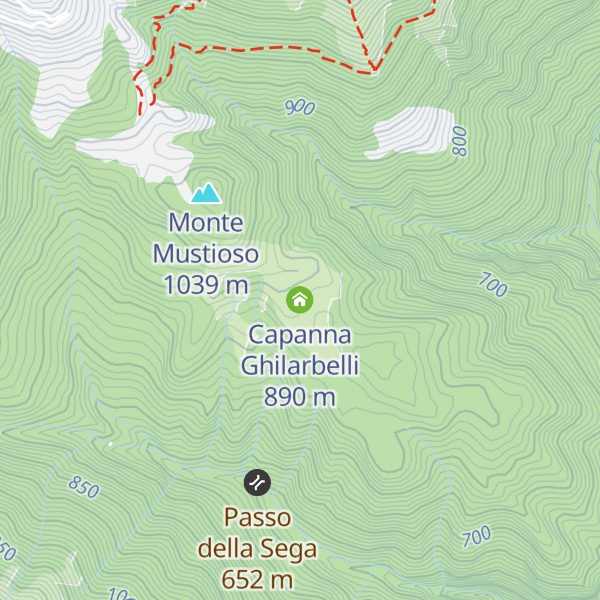 Map of Capanna Ghilarbelli