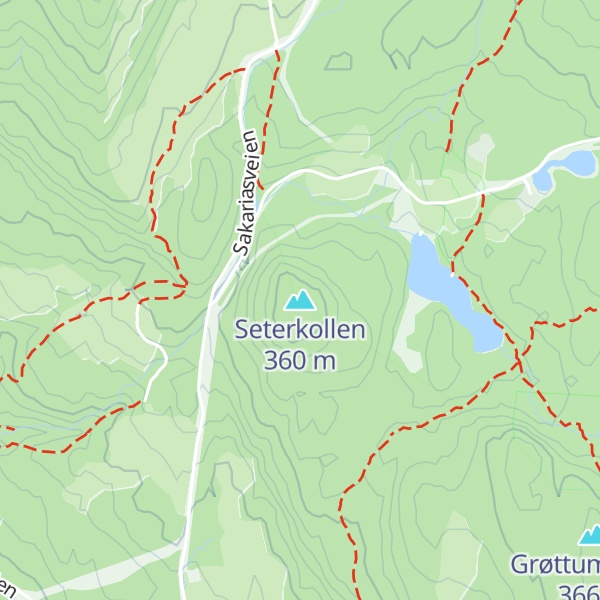 Map of Seterkollen