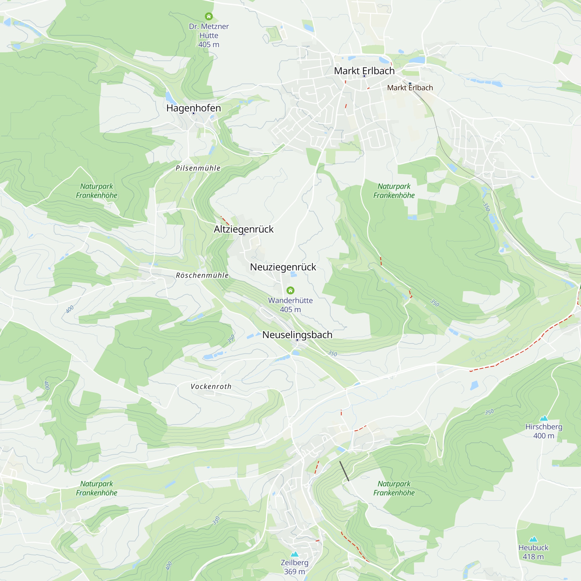 Wanderhütte map