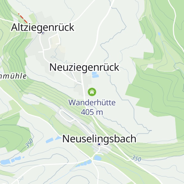 Map of Wanderhütte
