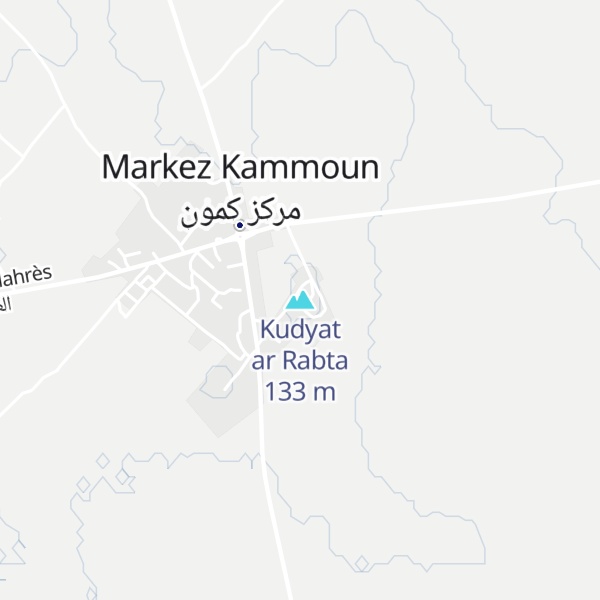 Map of Kudyat ar Rabta