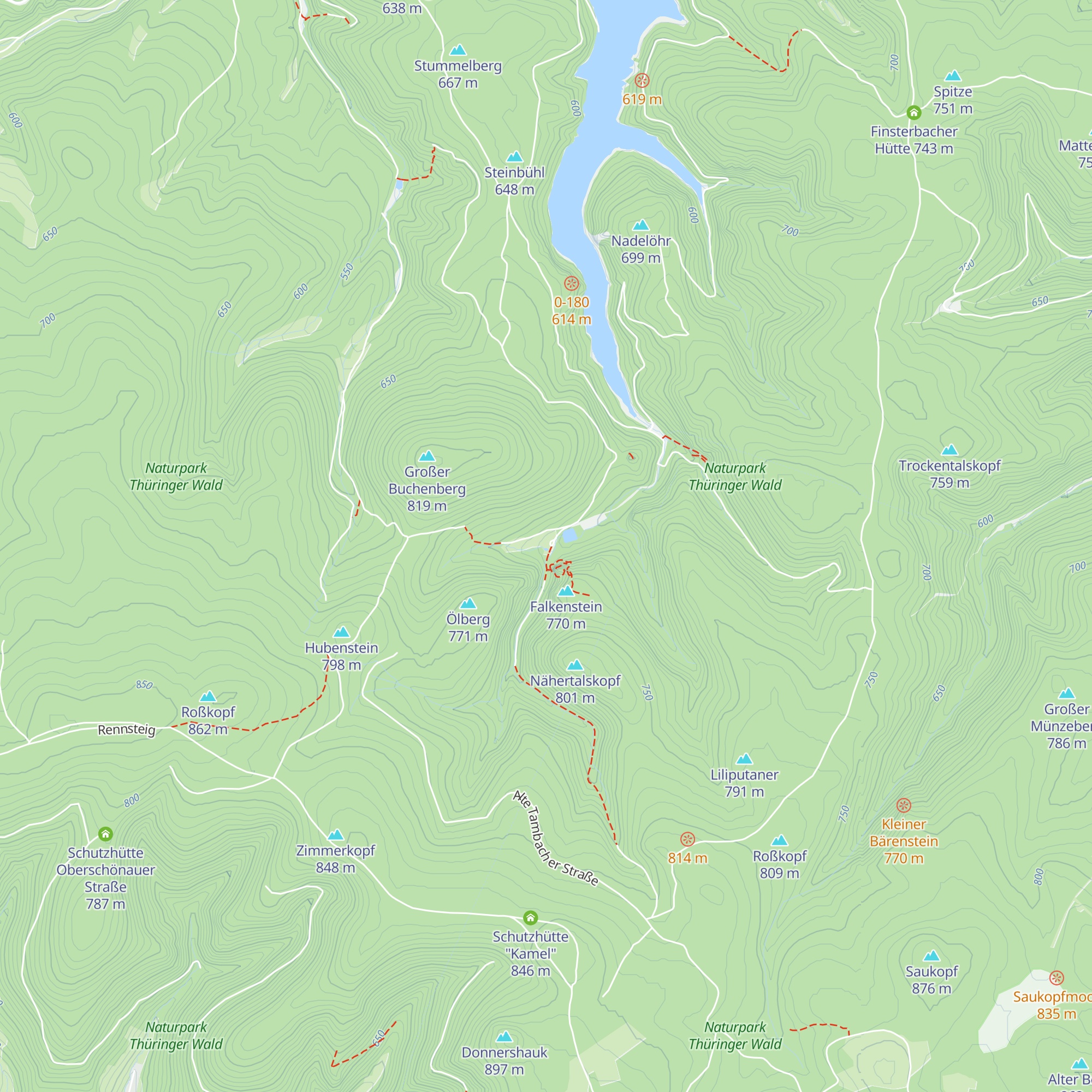 Bergwachthütte map