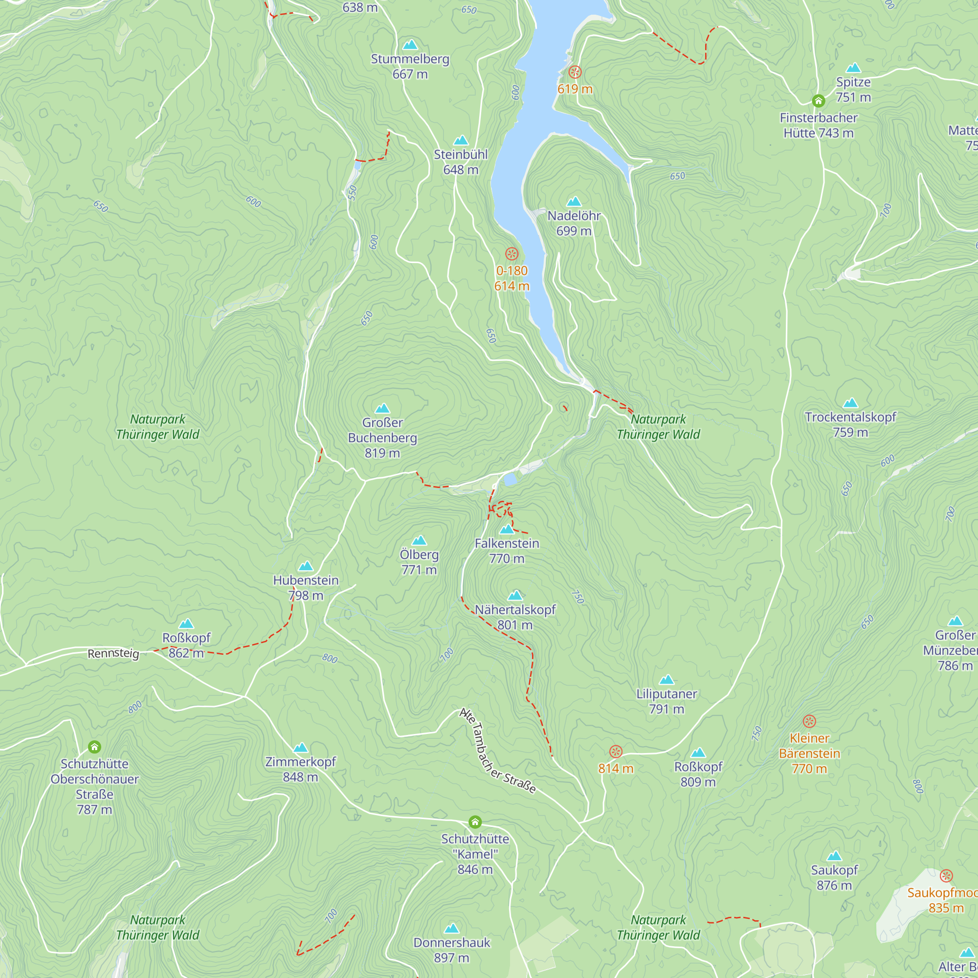 Bergwachthütte map