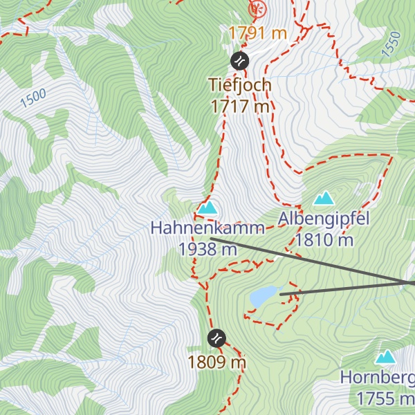 Map of Hahnenkamm