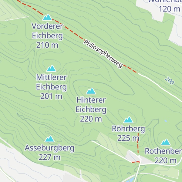 Map of Hinterer Eichberg
