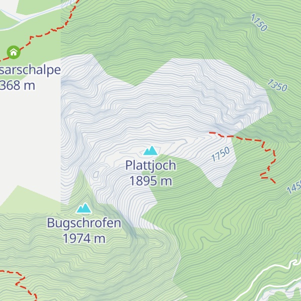 Map of Plattjoch