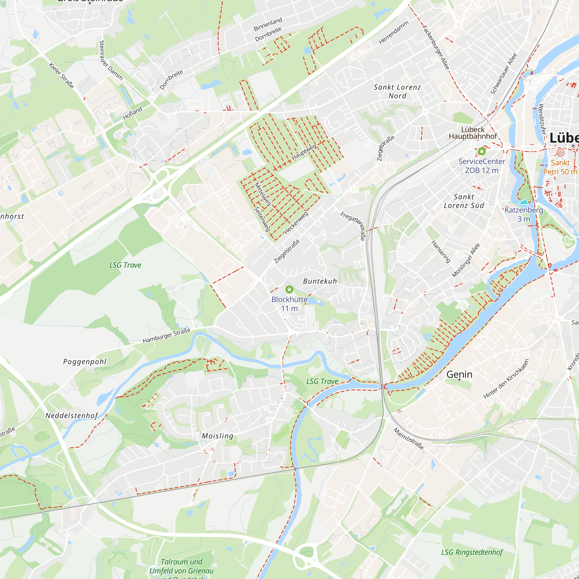 Blockhütte map