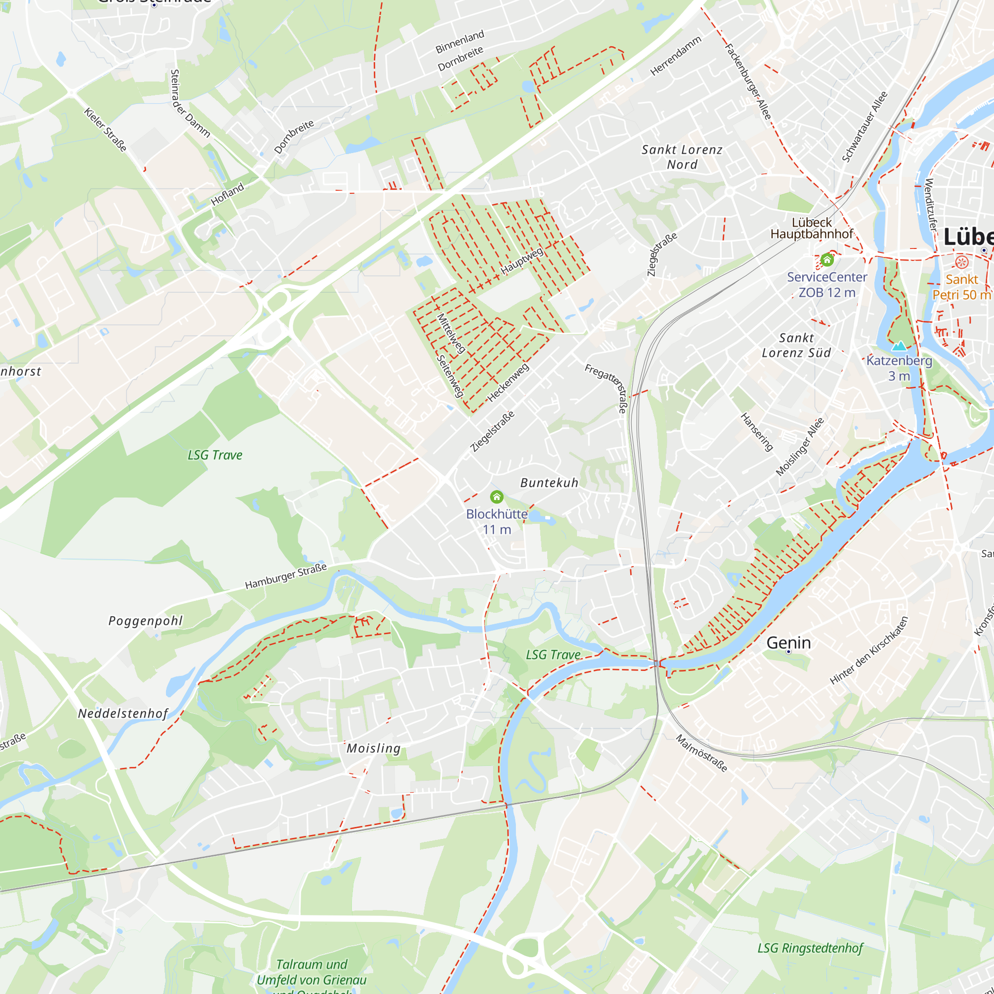 Blockhütte map