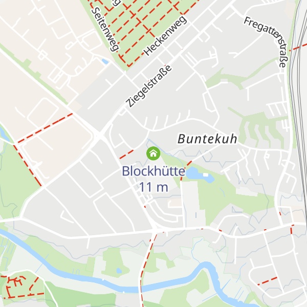 Map of Blockhütte