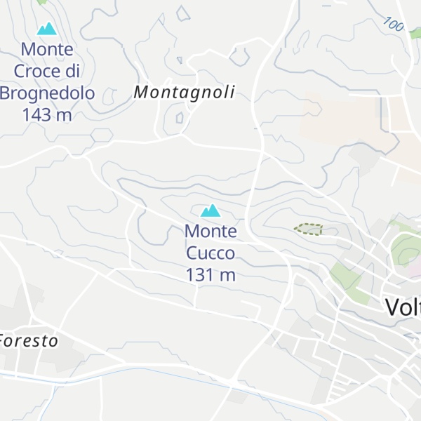 Map of Monte Cucco