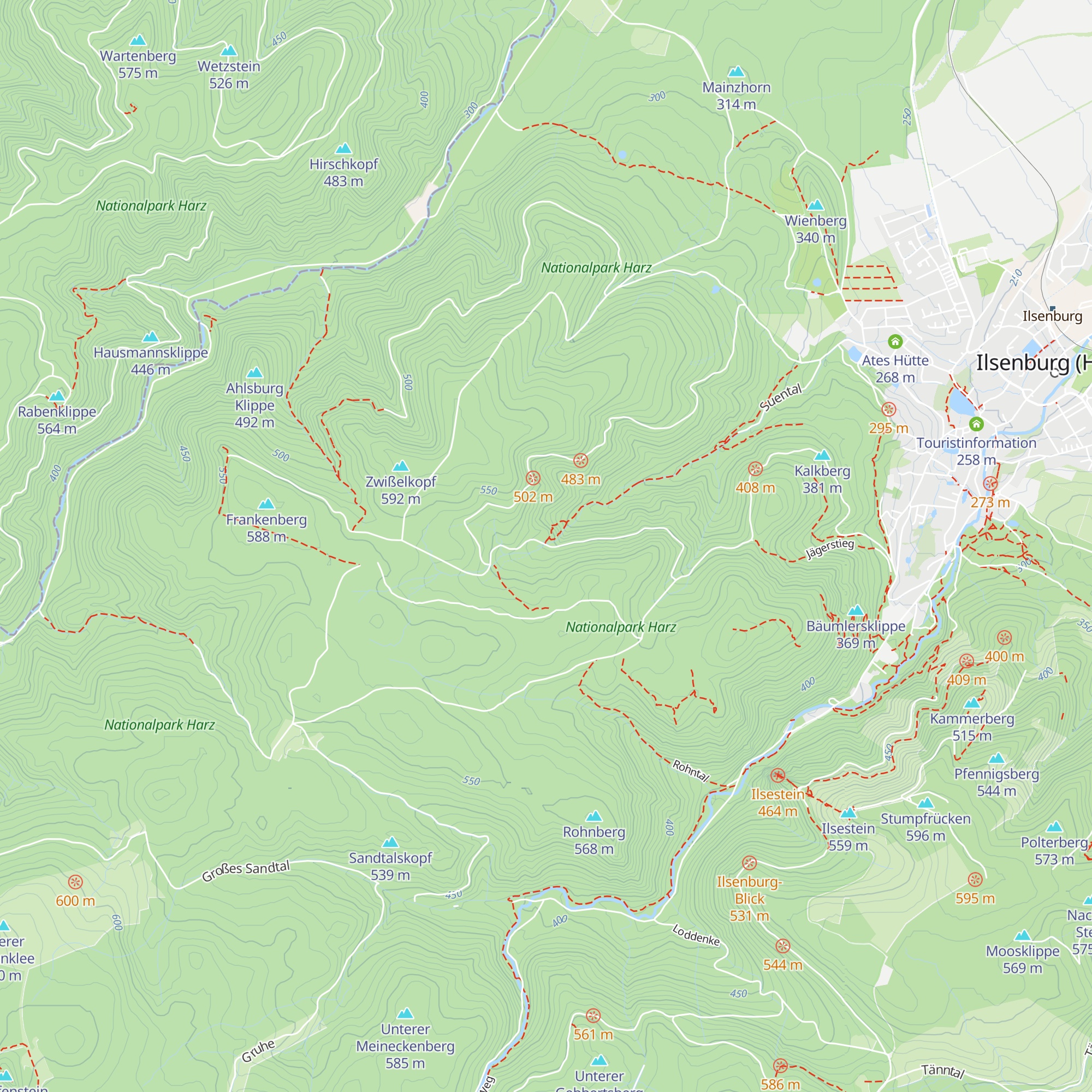 Suental - Obere Hütte map