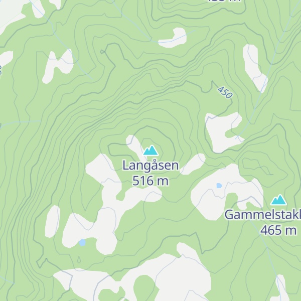 Map of Langåsen