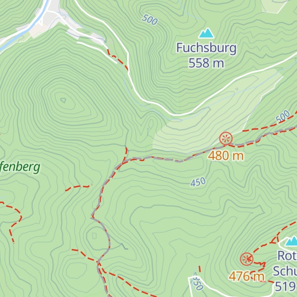 Map of Stiefmutterhütte
