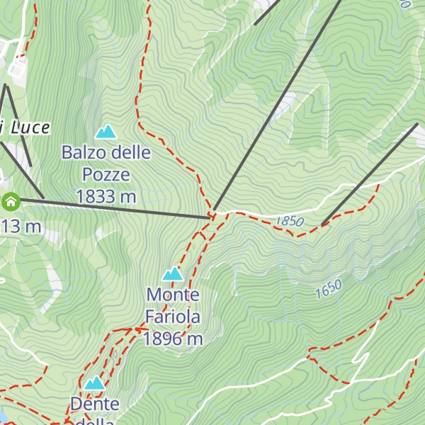 Map of Rifugio Zeno Colò