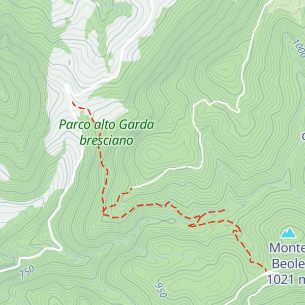 Map of Monte Caminala