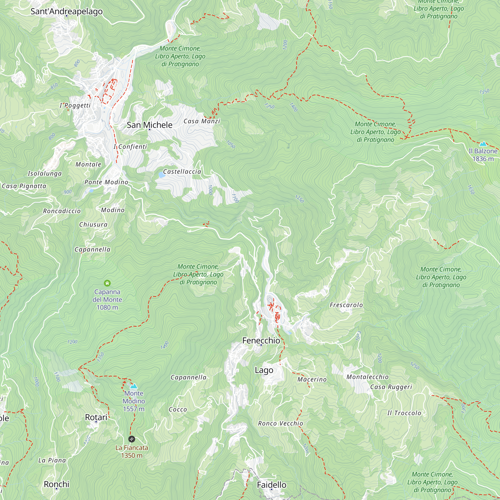 Rifugio Ca' Silvestro map
