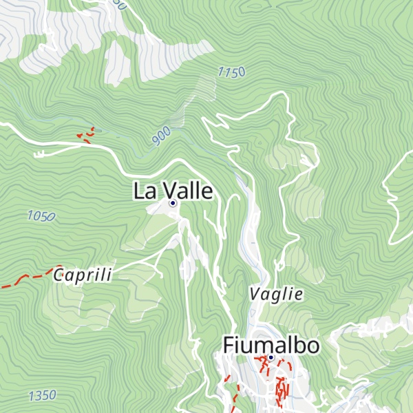 Map of Rifugio Ca' Silvestro