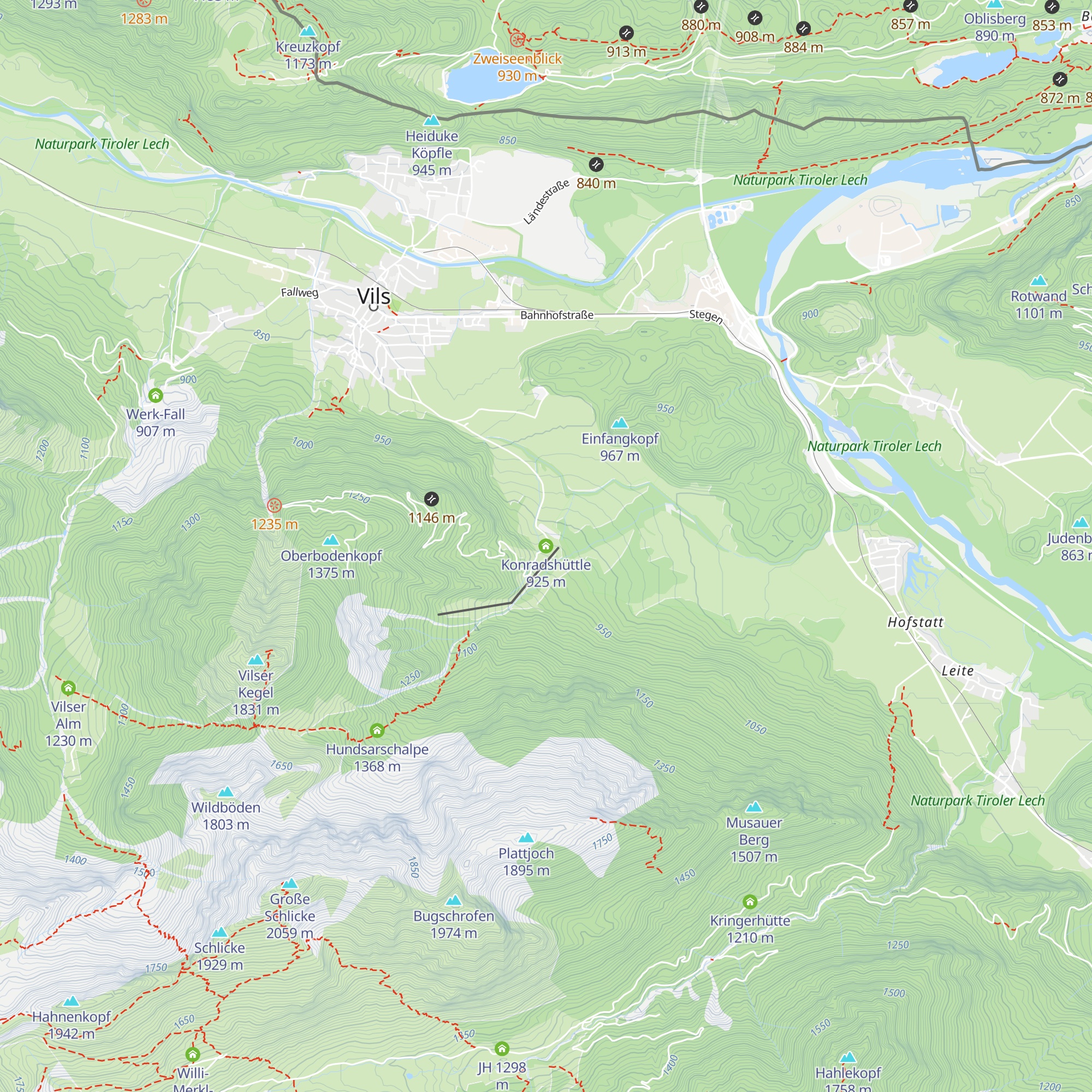 Konradshüttle map