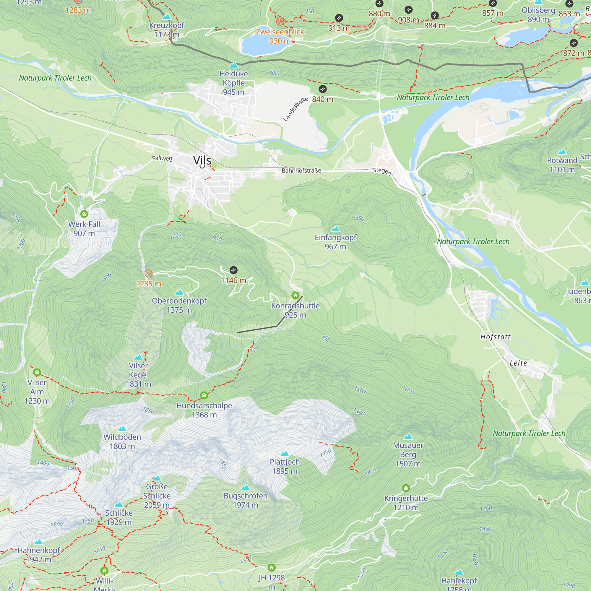 Konradshüttle map
