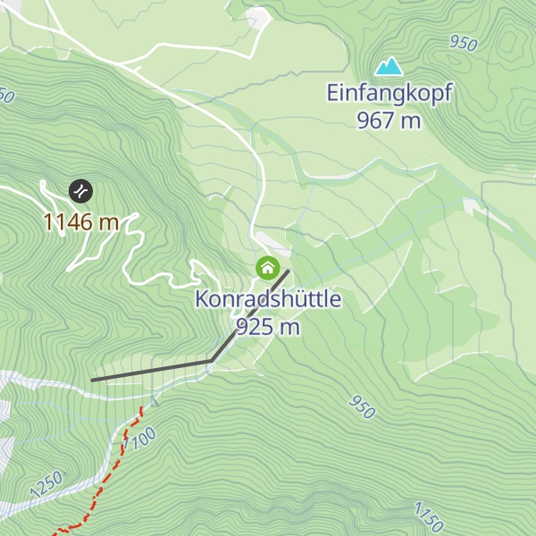 Map of Konradshüttle