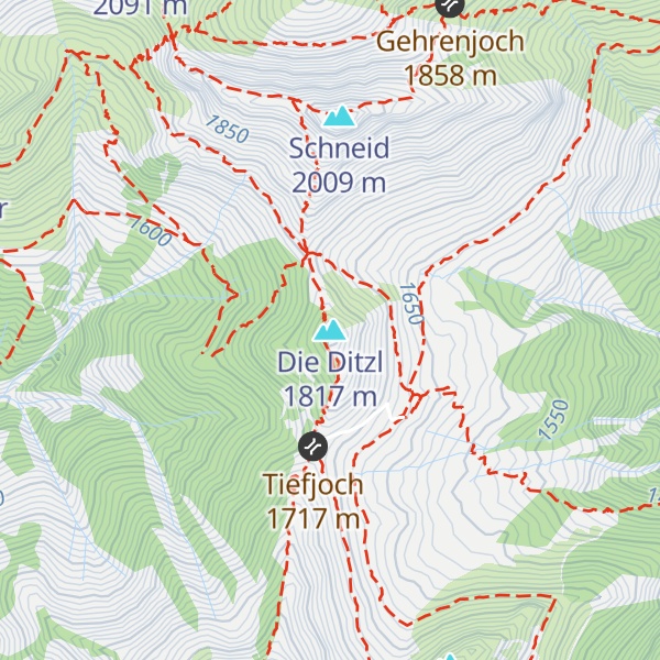 Map of Die Ditzl