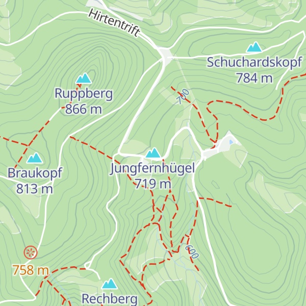 Map of Jungfernhügel
