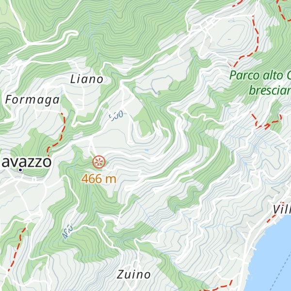 Map of Lefay Resort