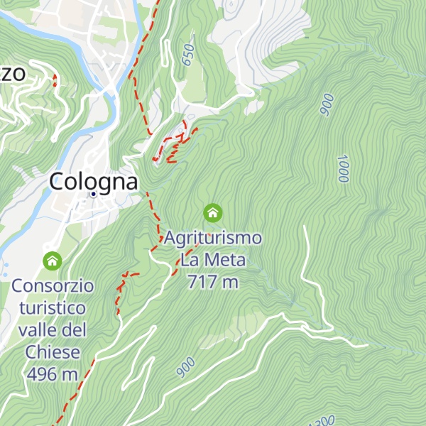 Map of Agriturismo La Meta