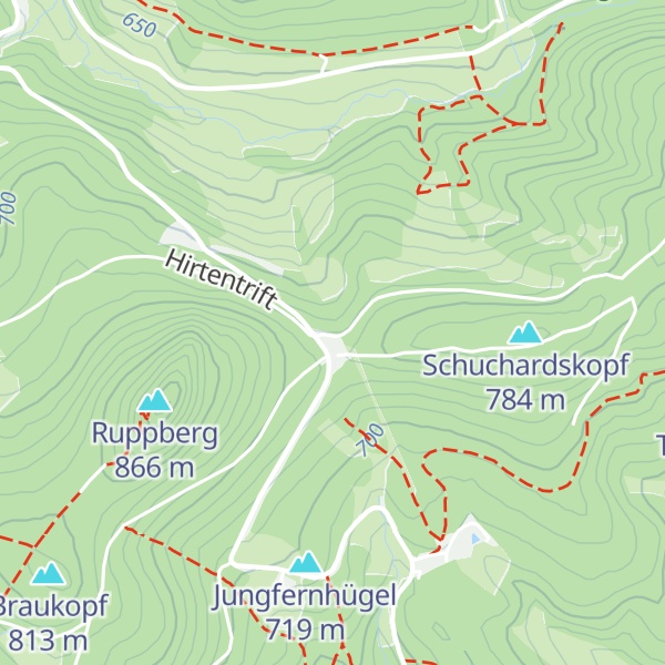 Map of Schutzhütte am Ruppberg