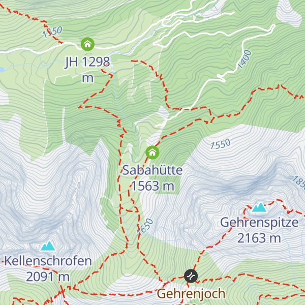 Map of Sabahütte