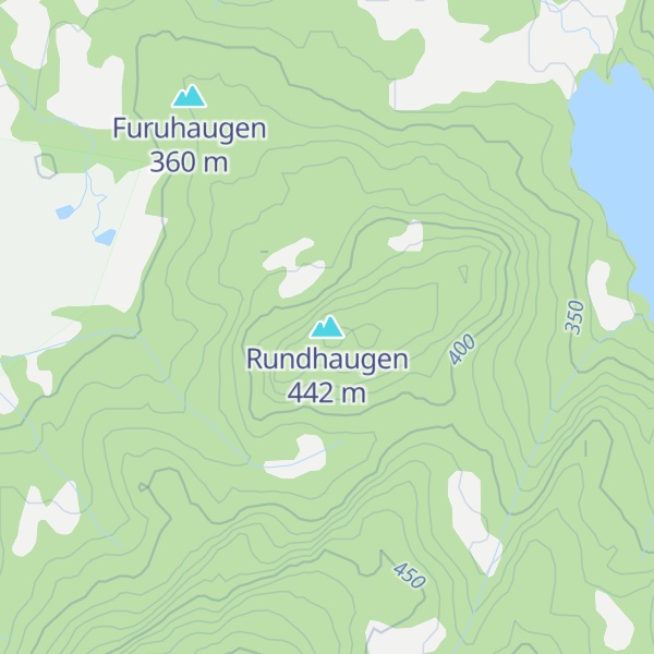 Map of Rundhaugen