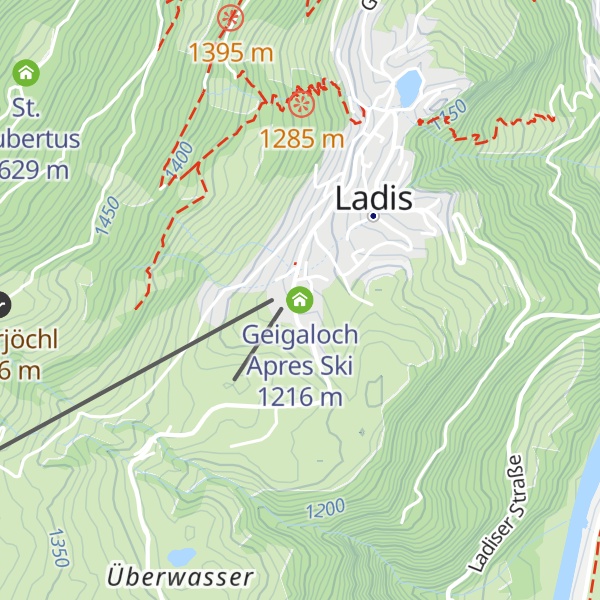 Map of Geigaloch Apres Ski